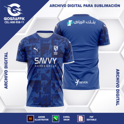 AL HILAL BLUE 2024-25 LOCAL GEOMETRIC