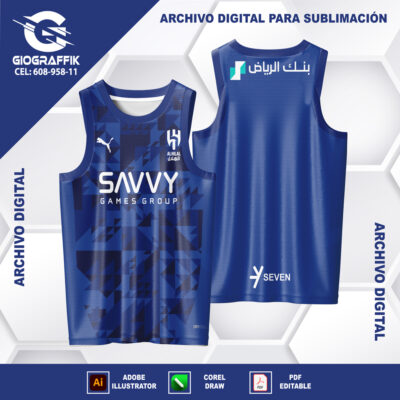 AL HILAL BLUE 2024-25 LOCAL GEOMETRIC