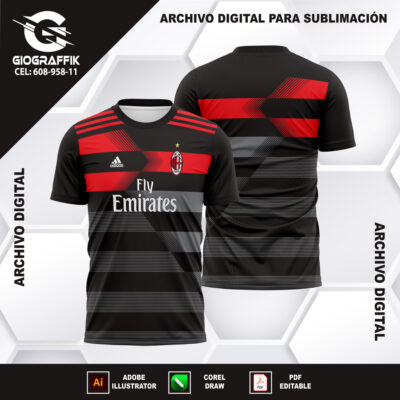 AC MILAN BLACK LINEAS SPEED