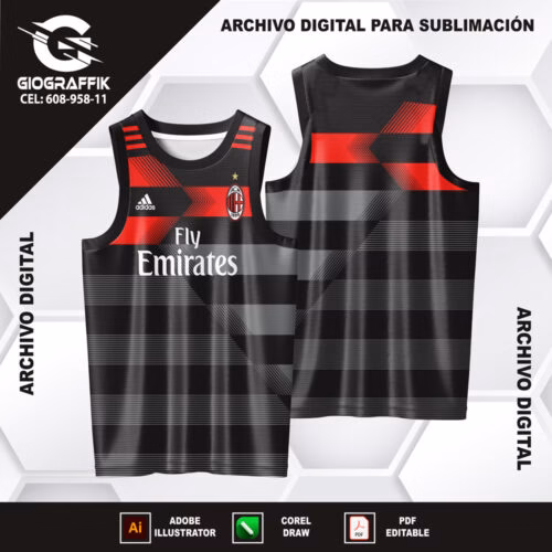 AC MILAN BLACK LINEAS SPEED