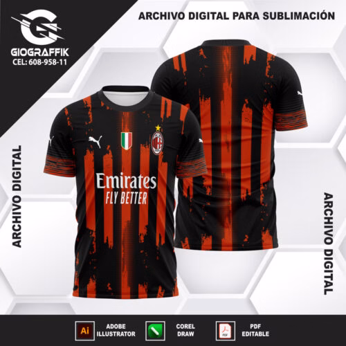 AC MILAN GRUNGE BLACK GUINDO