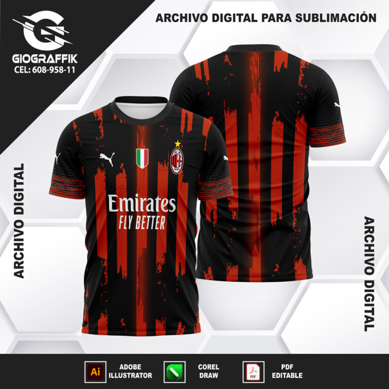 AC MILAN GRUNGE BLACK GUINDO