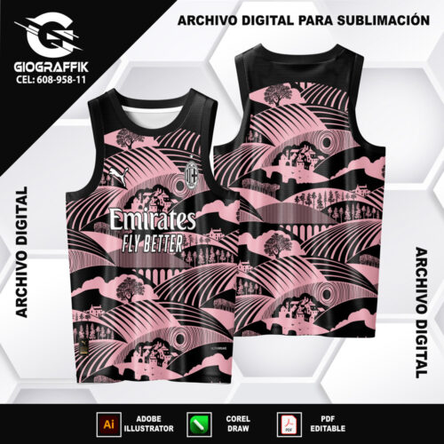 AC MILAN MONTAÑA PEZ ROSADO CIUDAD