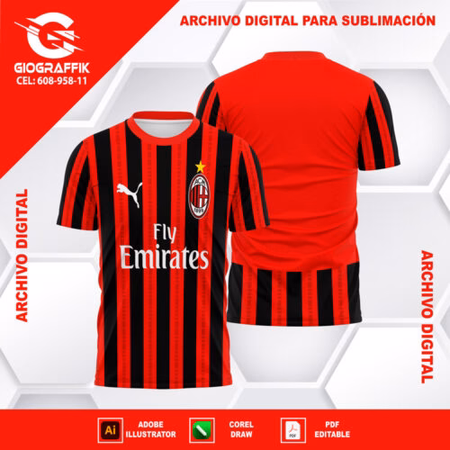 AC MILAN RED LOCAL LINEAS 2024