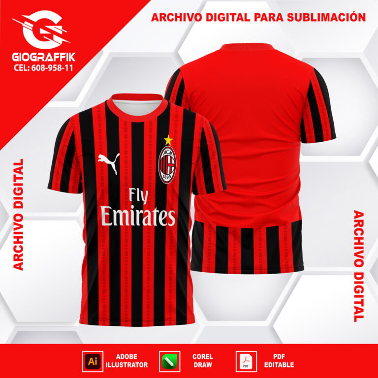 AC MILAN RED LOCAL LINEAS 2024