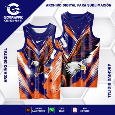 AGUILA BLUE GRUNGE ORANGE