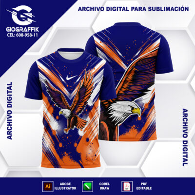 AGUILA BLUE GRUNGE ORANGE