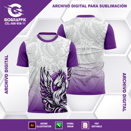 AGUILA CIRCLE MORADO PATTERNS EAGLE