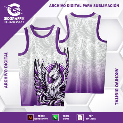 AGUILA CIRCLE MORADO PATTERNS EAGLE