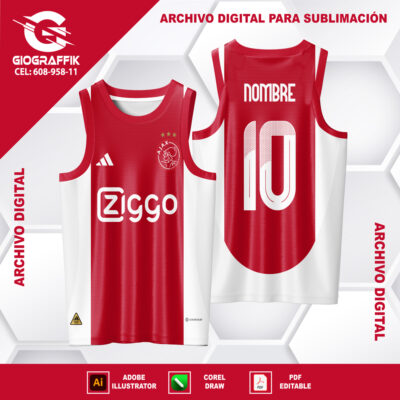 AJAXC LOCAL 2024-25 RED ADIDAS