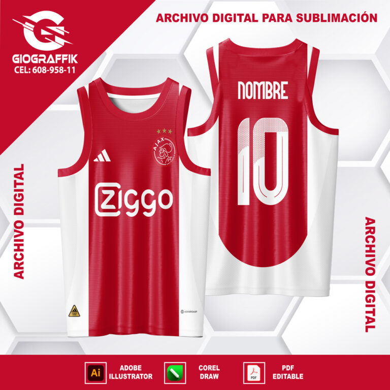 AJAXC LOCAL 2024-25 RED ADIDAS