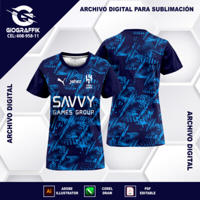 AL HILAL 2024 BLUE GRUNGE CONCEPT