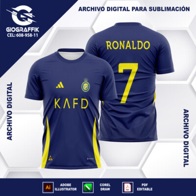 AL NASSR 2024-25 VSITA BLUE ADIDAS