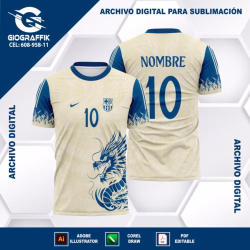 BARCELONA LLAMAS BLUE DRAGON CREMA