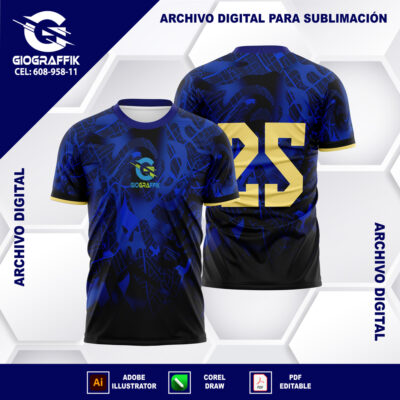 BLUE TRAMA DEGRADE BLACK