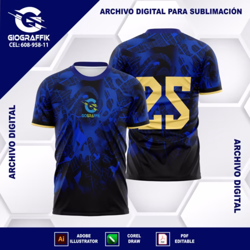 BLUE TRAMA DEGRADE BLACK