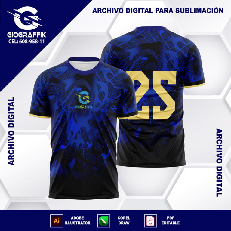 BLUE TRAMA DEGRADE BLACK