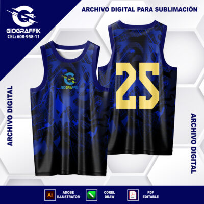 BLUE TRAMA DEGRADE BLACK