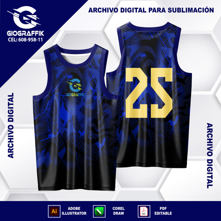 BLUE TRAMA DEGRADE BLACK