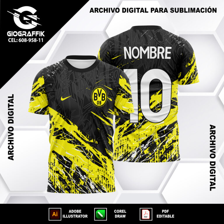 BVB BORUSSIA YELLOW BLACK GRUNGE