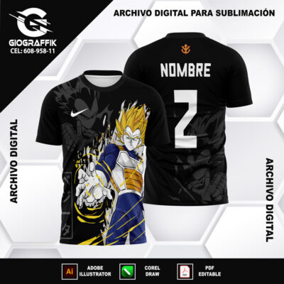 DRAGON BALL VEGETA BLACK FURIOSO KAMEHA
