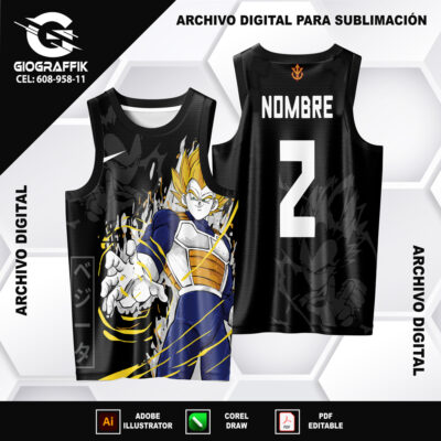 DRAGON BALL VEGETA BLACK FURIOSO KAMEHA