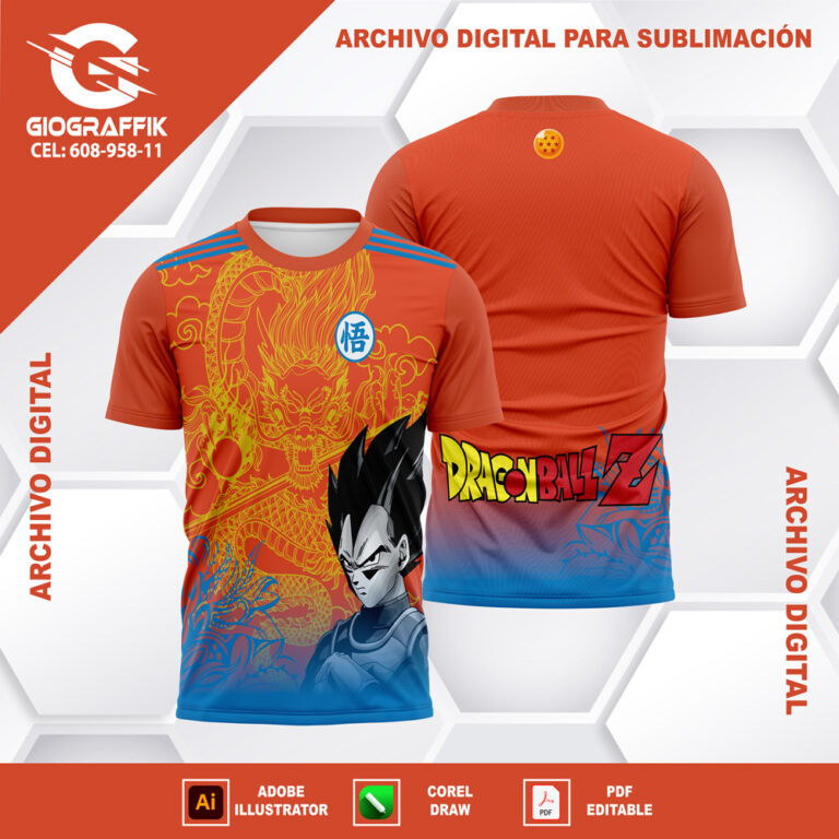 DRAGON BALL YELLOW VEGETA LLAMAS CELESTES