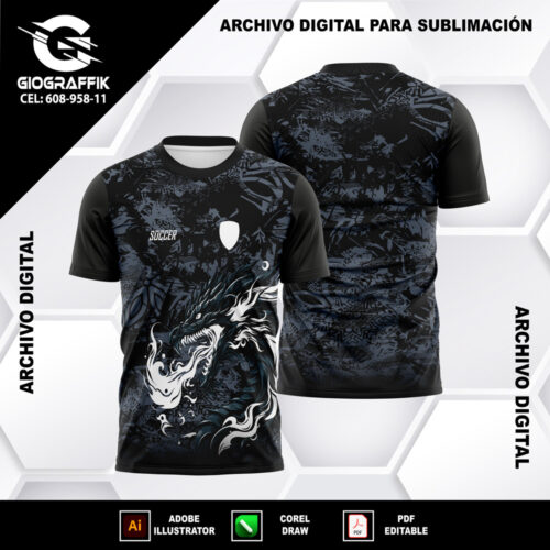 DRAGON BLACK PLATEADO