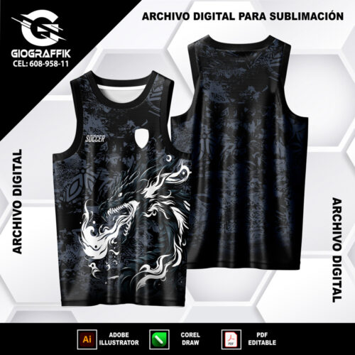 DRAGON BLACK PLATEADO