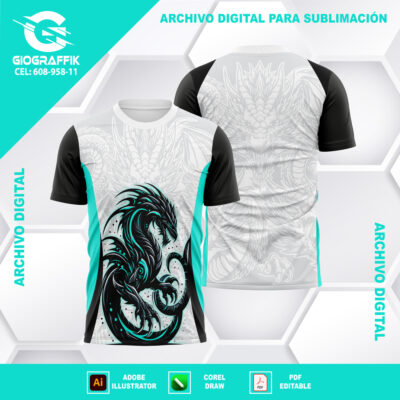 DRAGON TRAMA CIAN GRIS