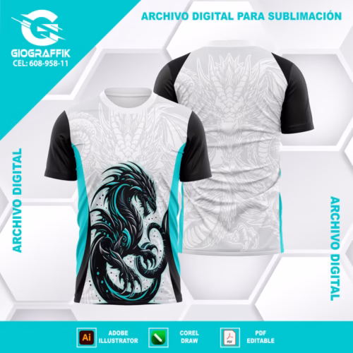 DRAGON TRAMA CIAN GRIS