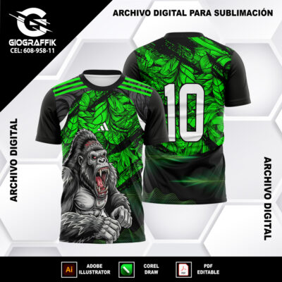 GORILA GREEN ADIDAS TRAMA