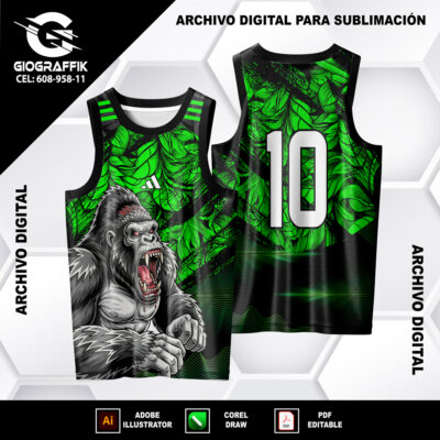 GORILA GREEN ADIDAS TRAMA
