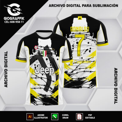 JUVENTUS GRUNGE BLACK YELLOW