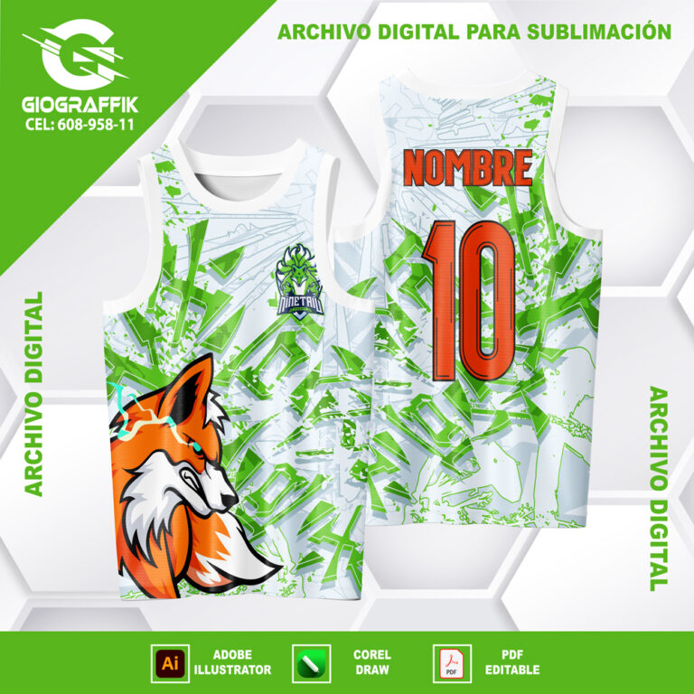 LOBO ORANGE GREEN GRIS TRAMA