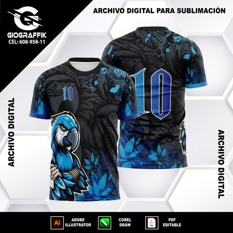 LORO BLUE FLORAL DEGRADE