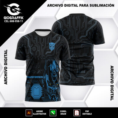 OPTIMUS BLUE TRAMA BLACK