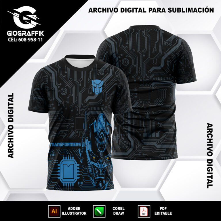 OPTIMUS BLUE TRAMA BLACK