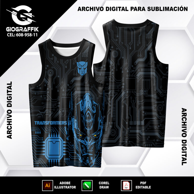 OPTIMUS BLUE TRAMA BLACK