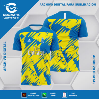 REAL MADRID CELESTE YELLOW