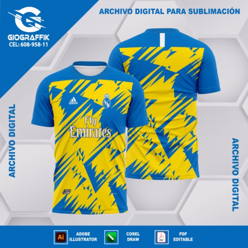REAL MADRID CELESTE YELLOW
