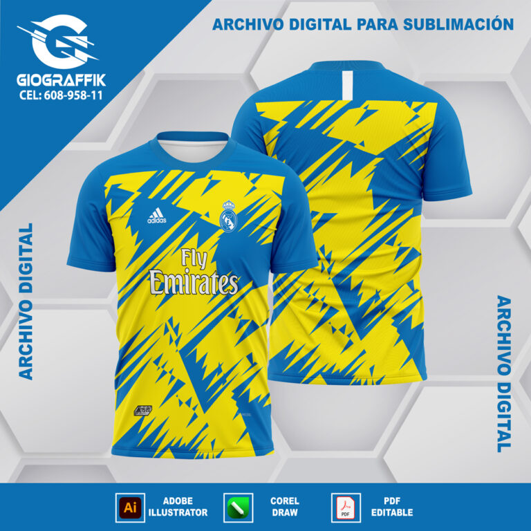REAL MADRID CELESTE YELLOW