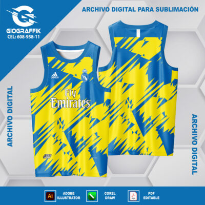 REAL MADRID CELESTE YELLOW