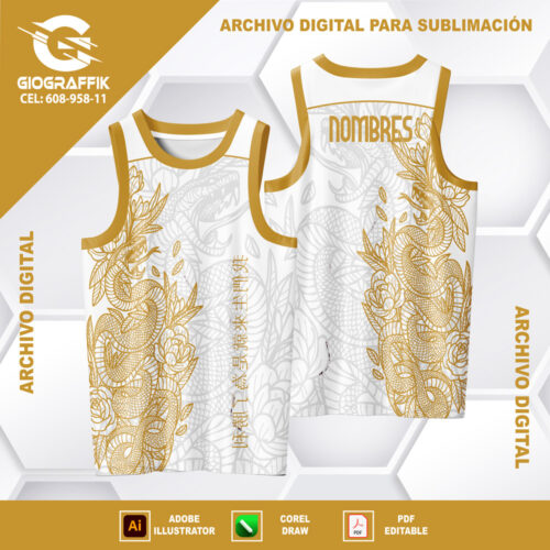 SERPIENTE DORADO GRIS WHITE