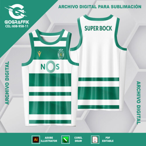 SPORTING DE LISBOA GREEN GEOMETRIC