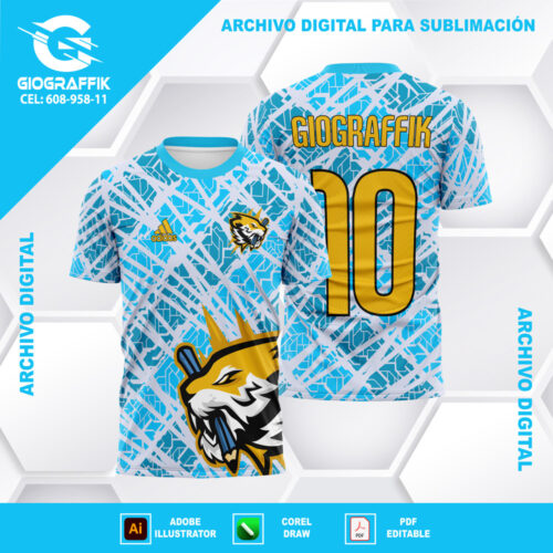 TIGRE YELLOW TRAMA CELESTE