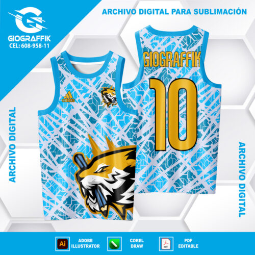 TIGRE YELLOW TRAMA CELESTE