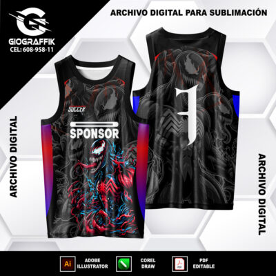 VENOM BLACK RED FEROZ