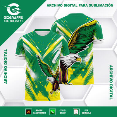 AGUILA BRASIL GRUNGE GREEN YELLOW