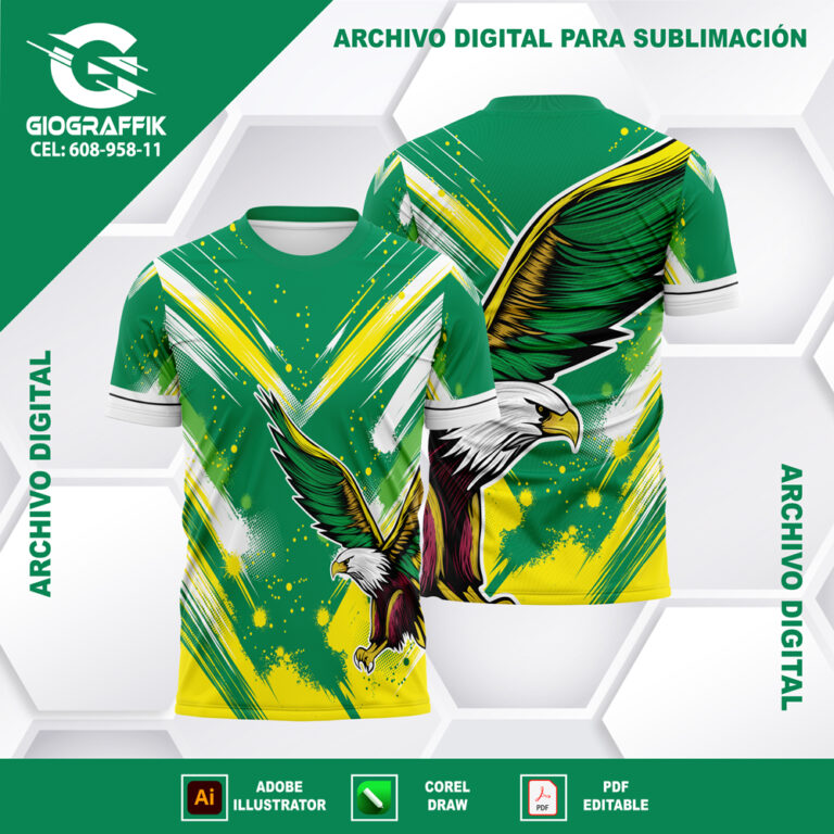 AGUILA BRASIL GRUNGE GREEN YELLOW